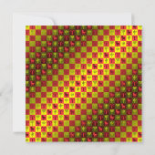 Äsche und Holzaffe Karte (Rückseite)