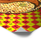 Äsche und Holzaffe Poster (Ecke)