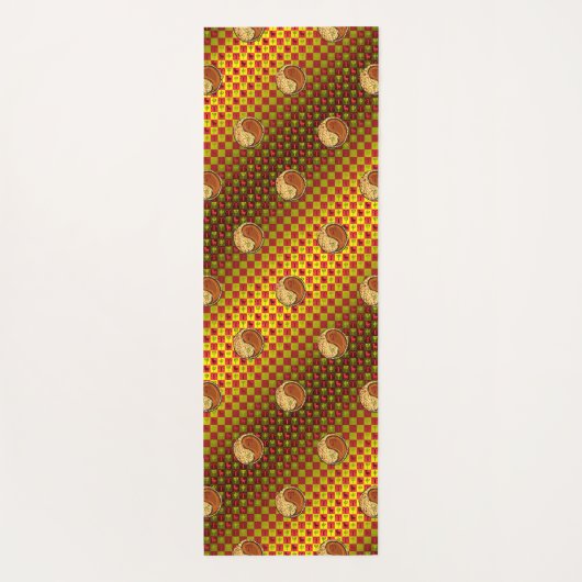 Äsche und Holzaffe Yogamatte (Rückseite)