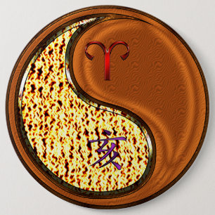 Äsche und Holzbohlen Button