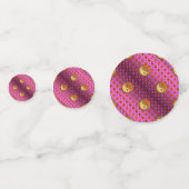 Äsche und Holzbohlen Konfetti (Rückseiten)