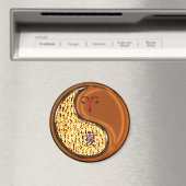 Äsche und Holzbohlen Magnet (In Situ (Geschirrspüler))