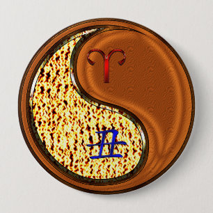 Äsche und Holzochsen Button