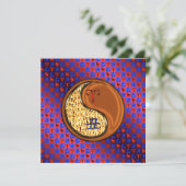 Äsche und Holzochsen Karte (Stehend Vorderseite)