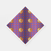 Äsche und Holzochsen Serviette (Ecke)