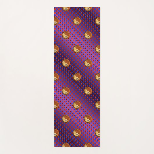 Äsche und Holzochsen Yogamatte (Vorderseite)