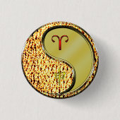 Äsche und Metallaffe Button (Vorderseite)