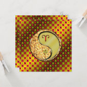 Äsche und Metallaffe Karte (Vorderseite/Rückseite Beispiel)