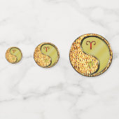 Äsche und Metallaffe Konfetti (Vorderseiten)