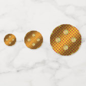 Äsche und Metallaffe Konfetti (Rückseiten)