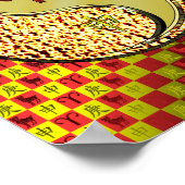 Äsche und Metallaffe Poster (Ecke)