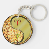 Äsche und Metallaffe Schlüsselanhänger (Rückseite)