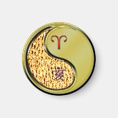 Äsche und Metallbügel Magnet (Vorne)