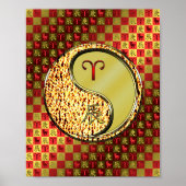 Äsche und Metalldrache Poster (Vorne)