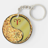 Äsche und Metalldrache Schlüsselanhänger (Rückseite)