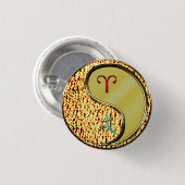 Äsche und Metallhund Button (Vorne & Hinten)