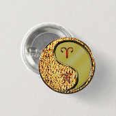 Äsche und Metallschläger Button (Vorne & Hinten)