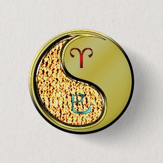 Äsche und Metallschlange Button
