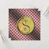 Äsche und Metallschlange Karte (Vorderseite/Rückseite Beispiel)