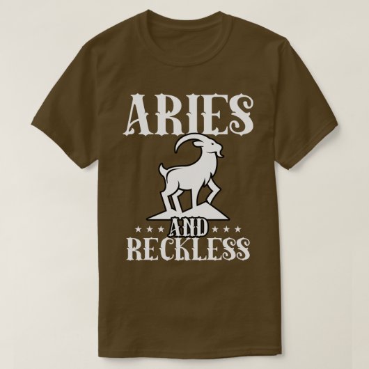Äsche und rücksichtslos T-Shirt (Design vorne)