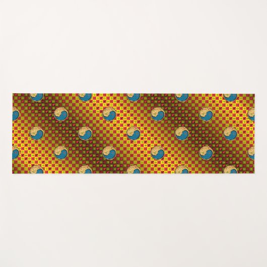 Äsche und Wasseraffe Yogamatte (Vorderseite (Horizontal))