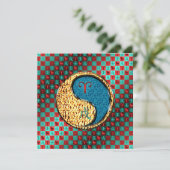 Äsche und Wasserhund Karte (Stehend Vorderseite)