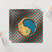 Äsche und Wasserhund Karte (Vorderseite/Rückseite Beispiel)