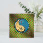 Äsche und Wasserziege Karte (Stehend Vorderseite)