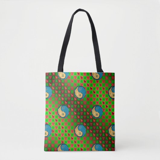 Äsche und Wasserziege Tasche (Vorderseite)