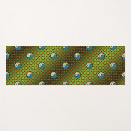 Äsche und Wasserziege Yogamatte (Vorderseite (Horizontal))