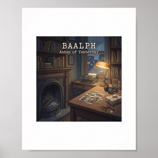 Asche von Gestern Kunstprint — Dark Fantasy Poster (Vorne)