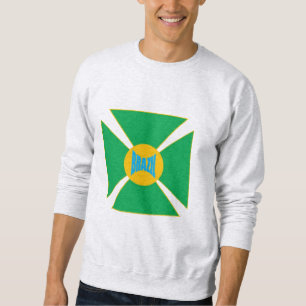 Aschefarbenes Sweatshirt für Männer DESIGN BRASILI