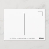 Aschenbaum, grüne Blätter, gelb gestrichene Kunstm Postkarte (Rückseite)