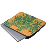 Aschenbaum, grüngelbe Sommergärten, Blumenkunst Laptopschutzhülle (Vorne Knopf)