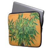 Aschenbaum, grüngelbe Sommergärten, Blumenkunst Laptopschutzhülle (Vorderseite Links)