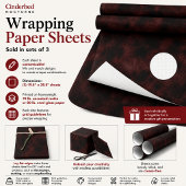 Aschenbett-Nocturne Geschenkpapier Set