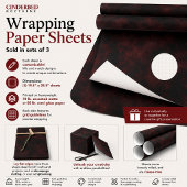 Aschenbett-Nocturne Geschenkpapier Set