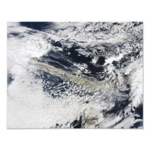 Aschenfeder von Eyjafjallajokull Vulkan 2 Fotodruck