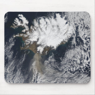 Aschenfeder von Eyjafjallajokull Vulkan, Icelan Mousepad