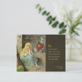 Aschenputtel am Feuer CC1168 Jenny Nyström Postkarte (Stehend Vorderseite)