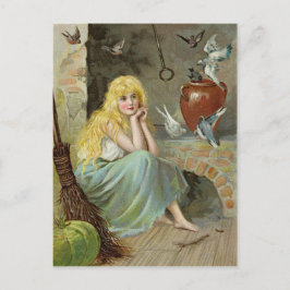Aschenputtel am Feuer CC1169 Jenny Nyström Postkarte