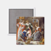 Aschenputtel auf dem Slipper Magnet (Vorderseite/Rückseite)