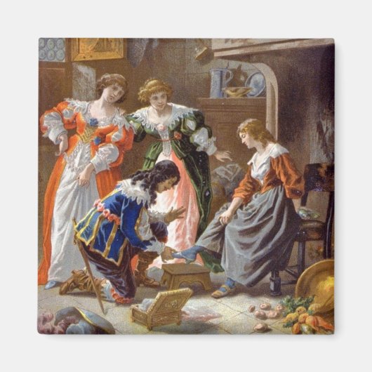 Aschenputtel auf dem Slipper Magnet (Vorne)