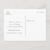 Aschenputtel Blaue Kutsche Märchen Postkarte (Rückseite)