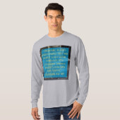 Aschenputtel Colossians 3:12 Langschläfer Shirt (Vorne ganz)