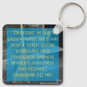 Aschenputtel Colossians 3:12 Schlüsselanhänger (Rückseite)