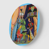 Aschenputtel, der Prinz und der Scheiber Große Wanduhr (Winkel)