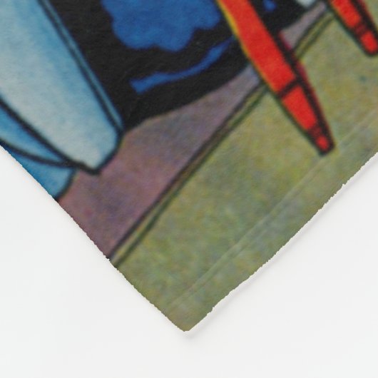 Aschenputtel, der Prinz und die Scheibe Fleecedecke (Ecke)