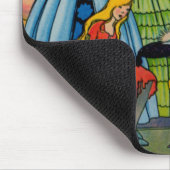 Aschenputtel, der Prinz und die Scheibe Mousepad (Ecke)