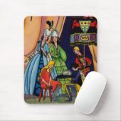 Aschenputtel, der Prinz und die Scheibe Mousepad (Mit Mouse)